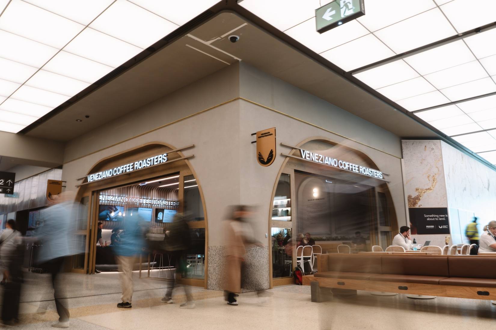 Airport Cafe page Veneziano Coffee Roasters
